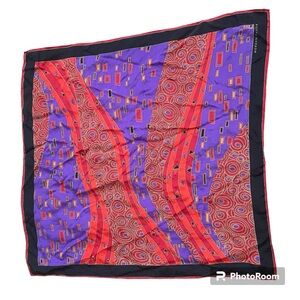 Morgan Taylor Square Scarf Neck Head Multicolored 29” Geometric